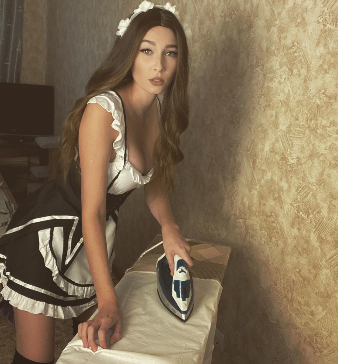 Косплей на горничную Patreon/Cosplay on the maid Patreon - NSFW, Моё, Onlyfans, Patreon, Косплей, Модели, Фотосессия, Горничная, Длиннопост