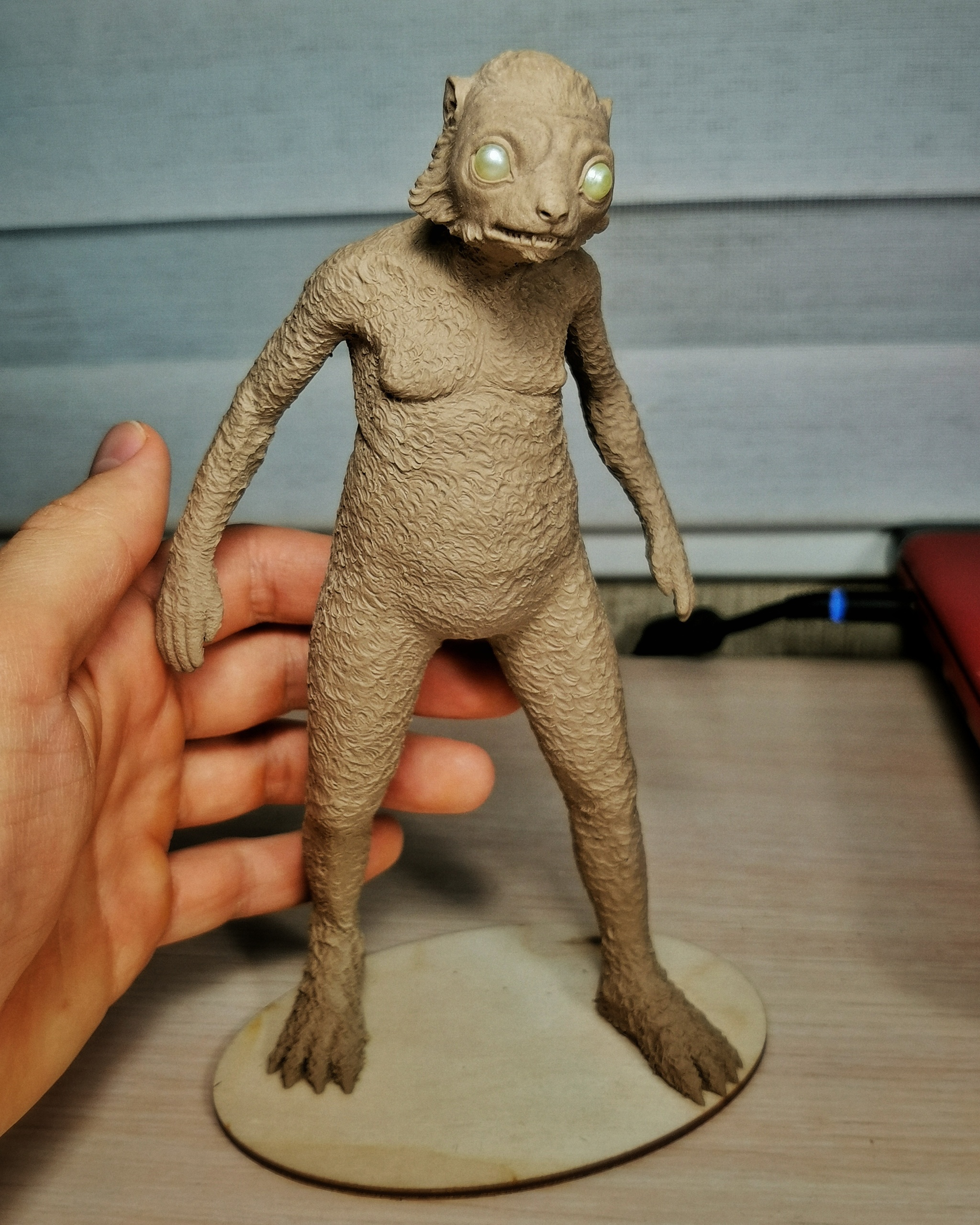 Weasel (James Gunn's Suicide Squad) from plasticine - My, Weasel, Suicide Squad, Plasticine, Sculpture, Creation, James Gunn, DCEU, Longpost