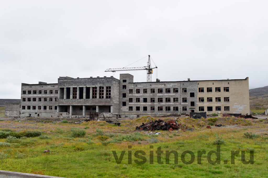 Dead city from the tallest building - My, , Ghost town, Abandoned, Chukotka, Travels, Travelers, Tourism, Туристы, Longpost