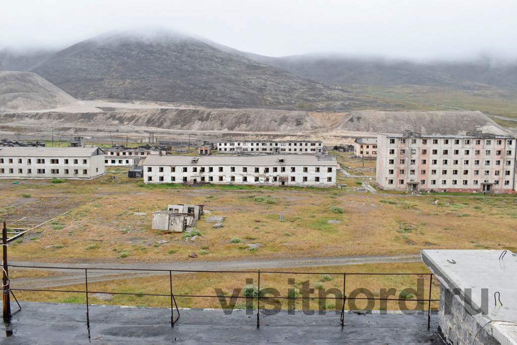 Dead city from the tallest building - My, , Ghost town, Abandoned, Chukotka, Travels, Travelers, Tourism, Туристы, Longpost