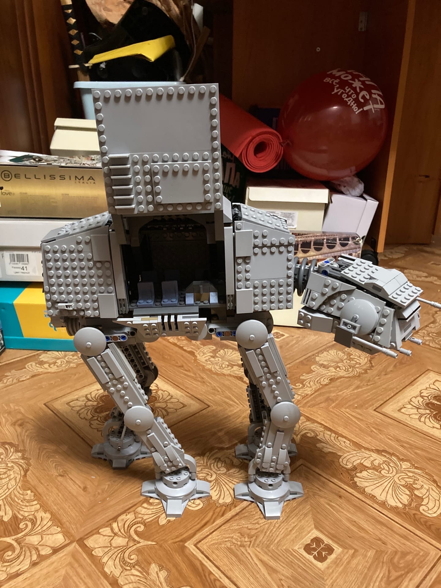 Шагоход из детства... Star Wars 75288 AT-AT | Пикабу