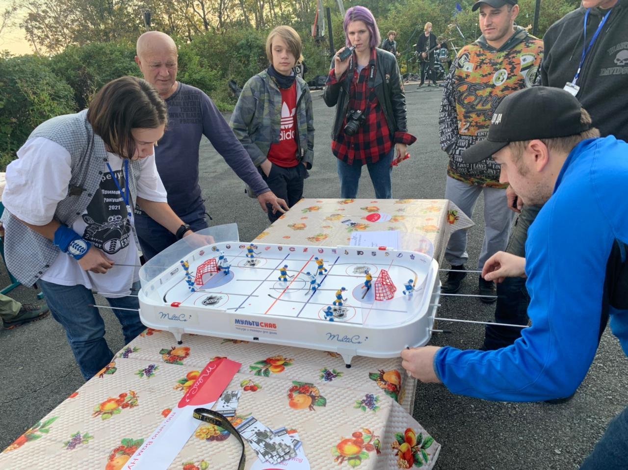 Vladivostok. Closing of the biker season 2021. Table hockey championship - My, Sport, Sports girls, Table hockey, Hockey, Vladivostok, Motorcyclists, Дальний Восток, Beer, , World championship, Video, Longpost