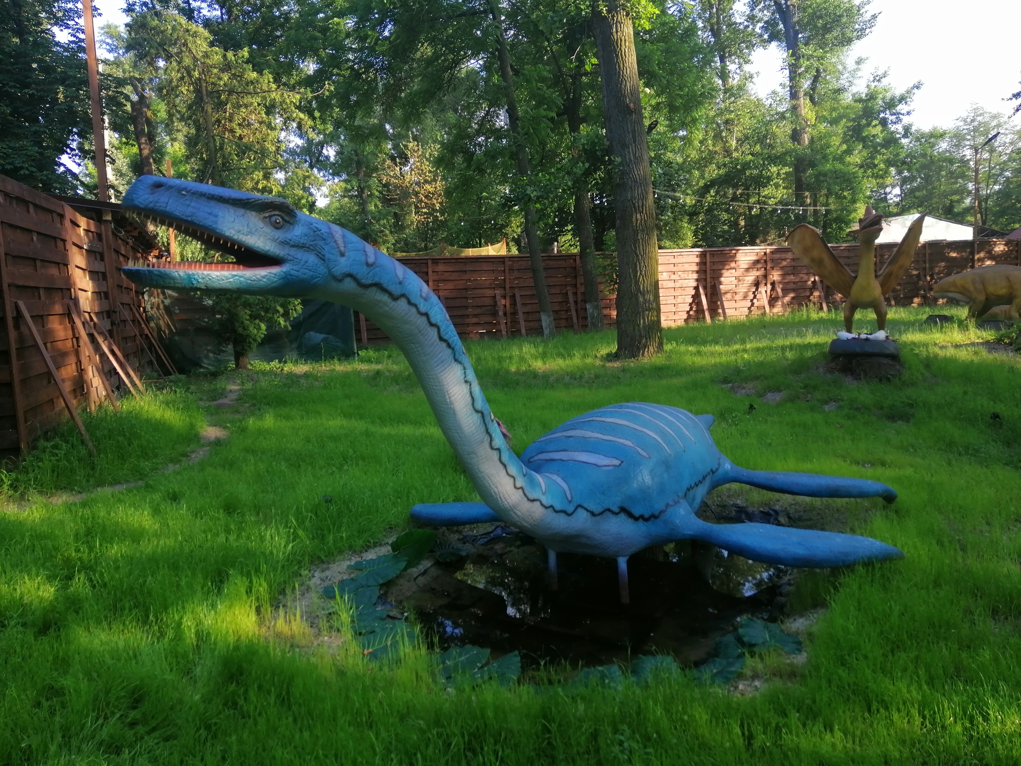 Exhibition of dinosaurs at Hydropark - My, Dinosaurs, Kiev, Hydropark, Longpost