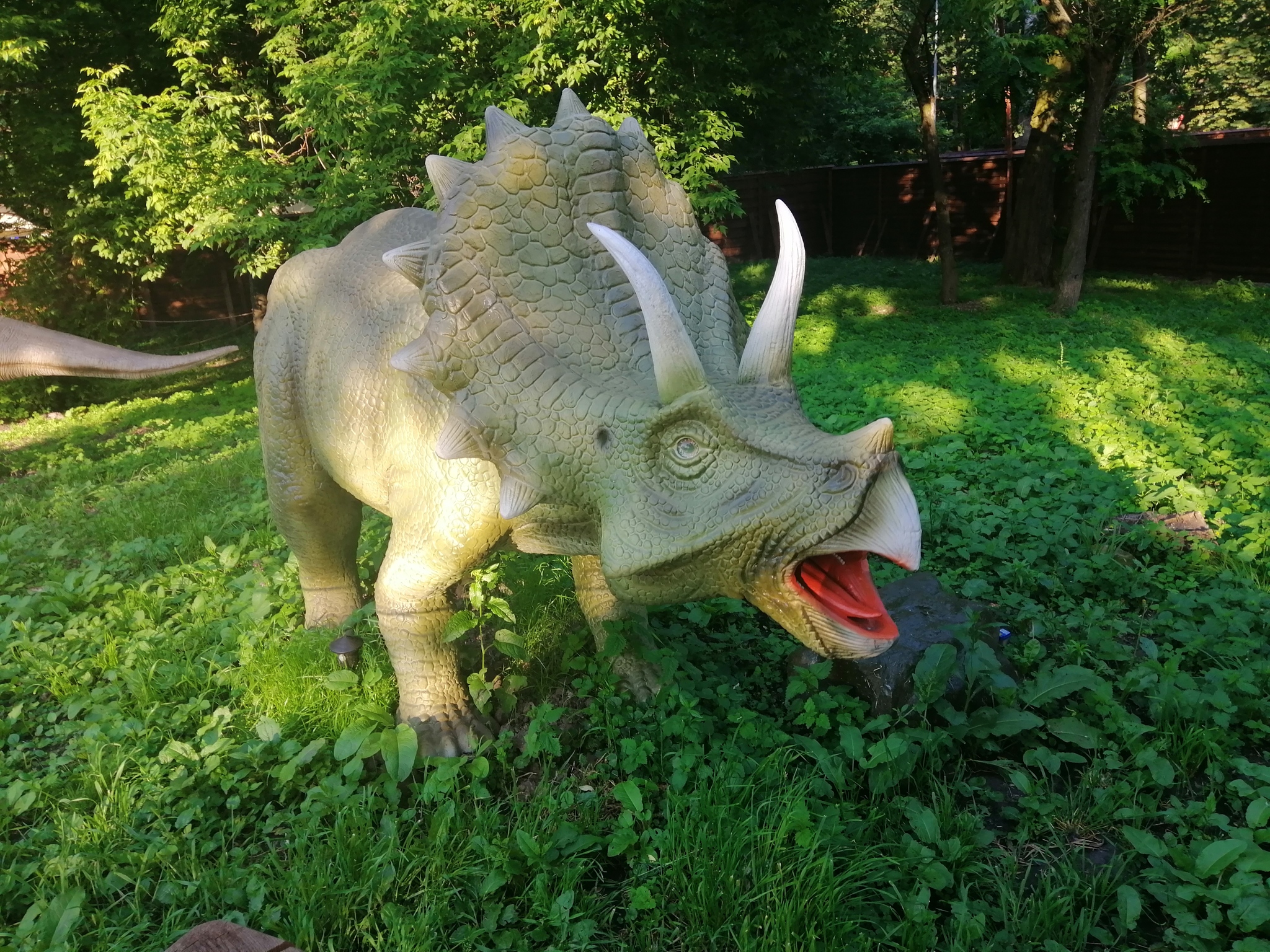 Exhibition of dinosaurs at Hydropark - My, Dinosaurs, Kiev, Hydropark, Longpost