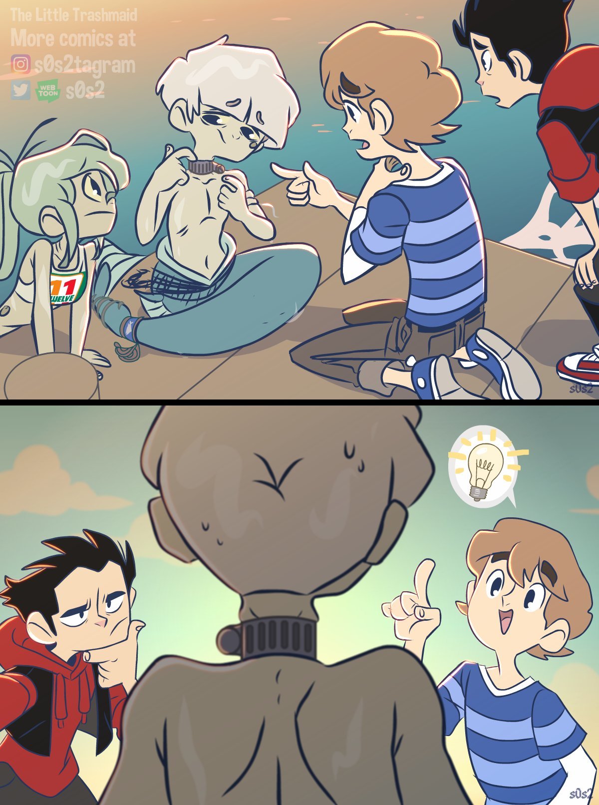 magic trick - The Little Trashmaid, S0s2, Mermaid, Ocean pollution, Comics, Longpost, Clamp