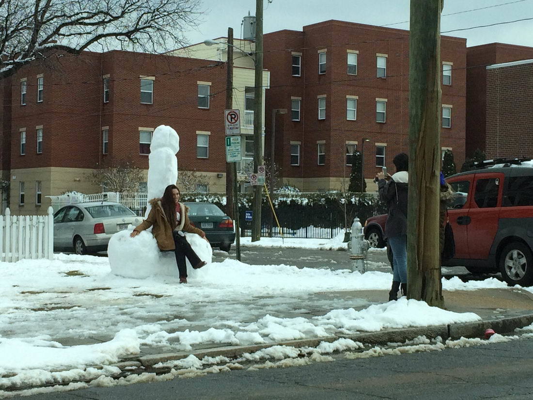 Feminist Throne - Humor, Girls, Feminism, Women, Society, Tolerance, Stupidity, The photo, , Penis, Snow figures