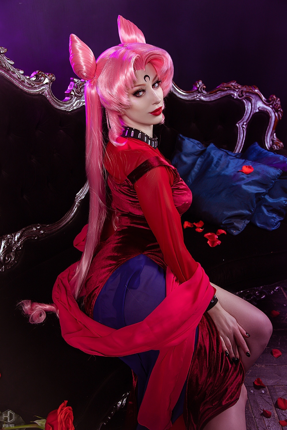 Dark Lady / Sailor Moon - My, Lady melamori, Cosplay, Sailor Moon, Anime, Girls, Longpost, black lady