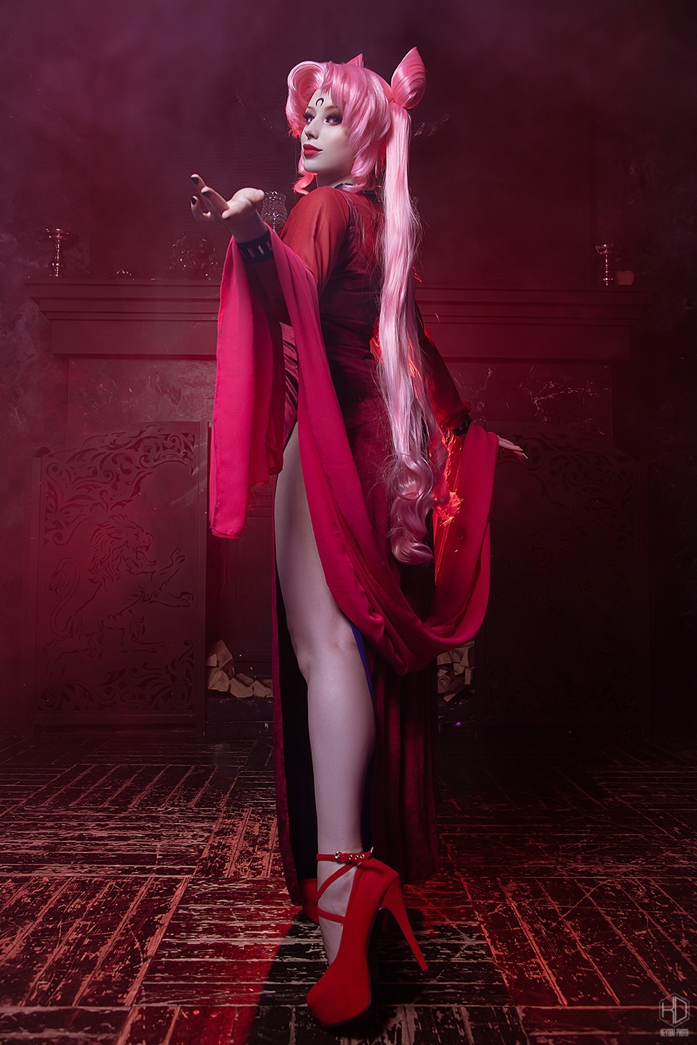 Dark Lady / Sailor Moon - My, Lady melamori, Cosplay, Sailor Moon, Anime, Girls, Longpost, black lady