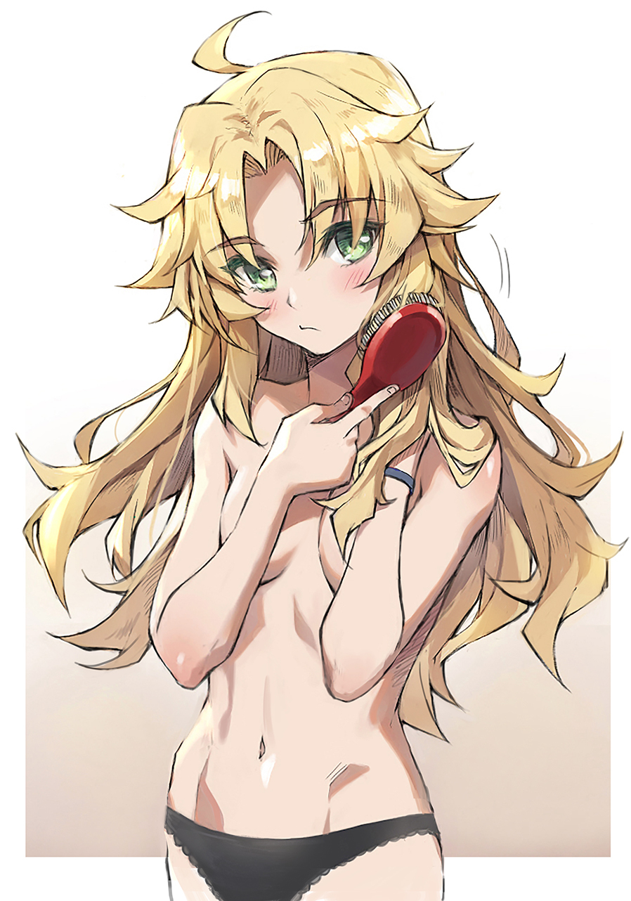 Combing the mane - NSFW, Tonee, Fate, Fate grand order, Mordred, Anime, Anime art