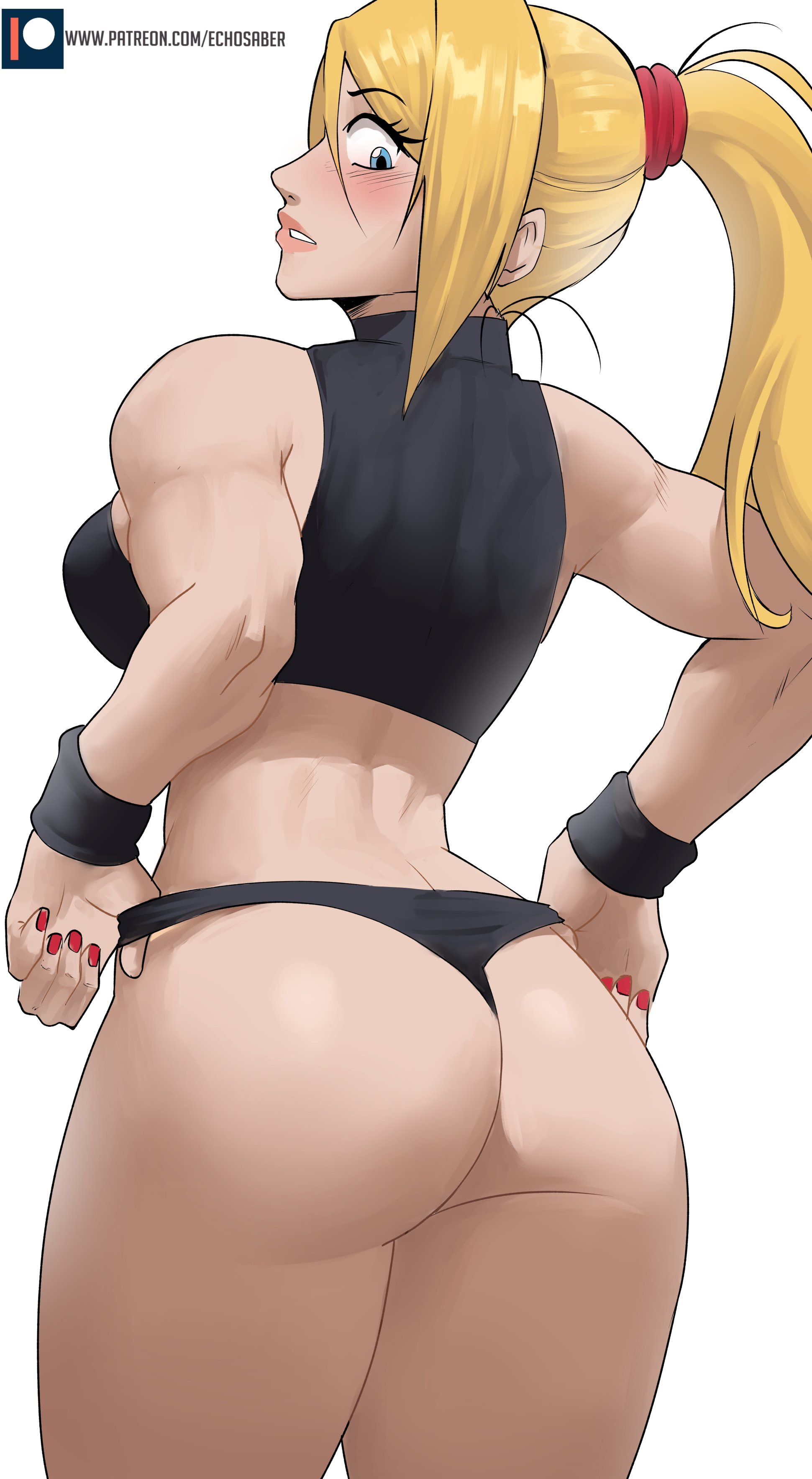 Samus Aran - NSFW, Strong girl, Muscleart, Samus aran