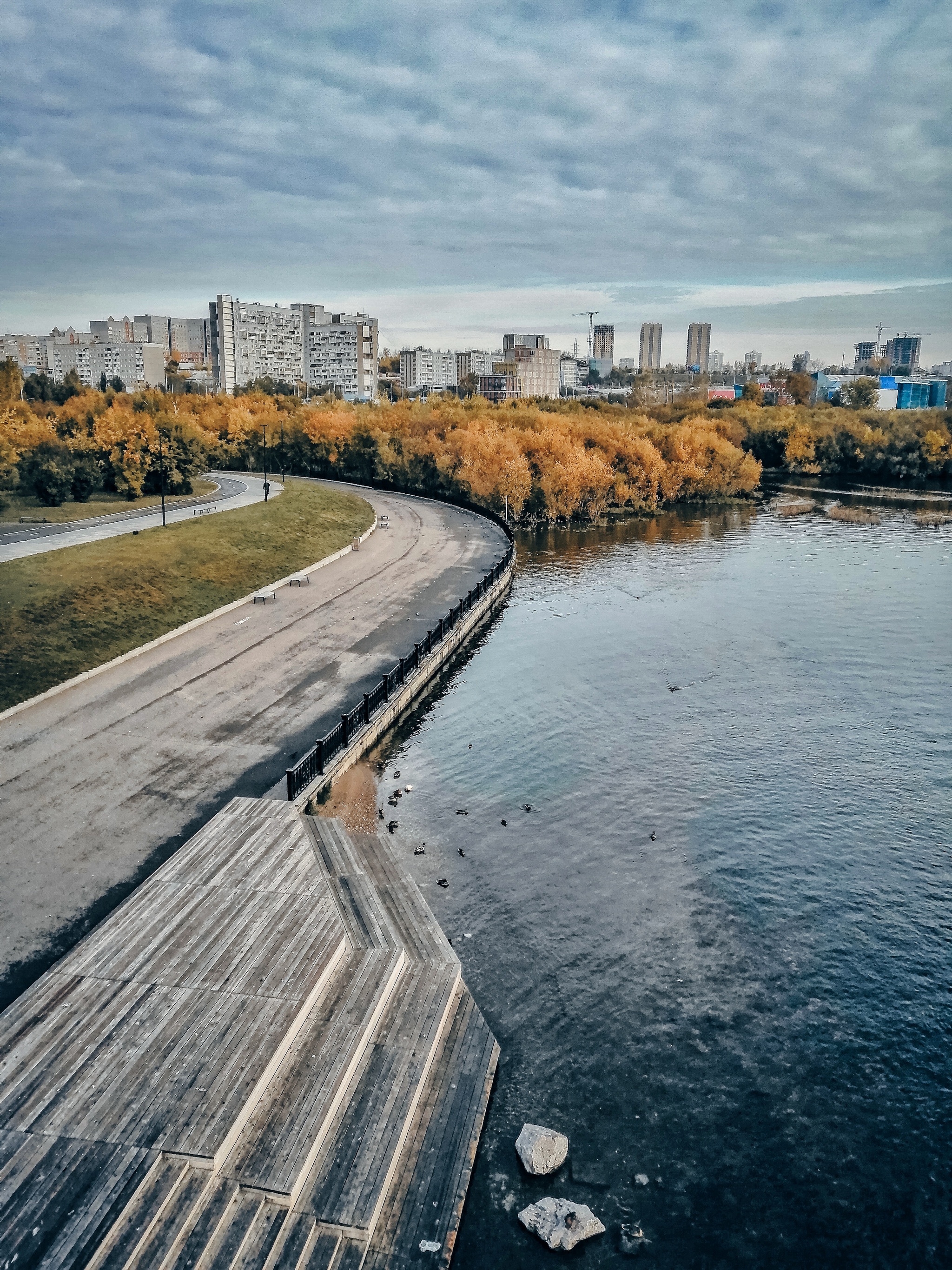 Tiers - My, Krasnoyarsk, Autumn, Mobile photography