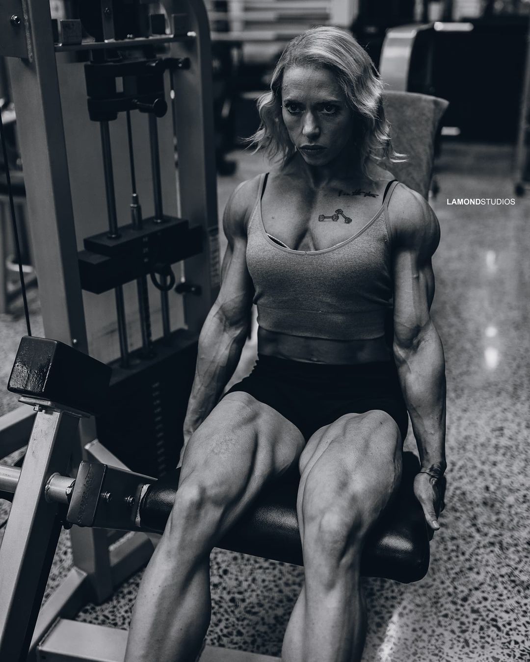 Kristyn Lia - NSFW, Strong girl, Sleep-Sleep, Body-building, Bodybuilders, Sports girls, Girls, Video, Longpost