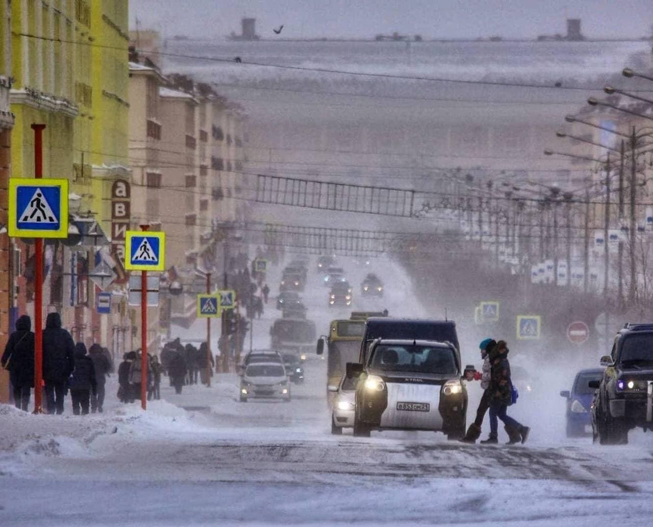 Норильск. Зима пришла... - Норильск, Нпр, Зима, Видео