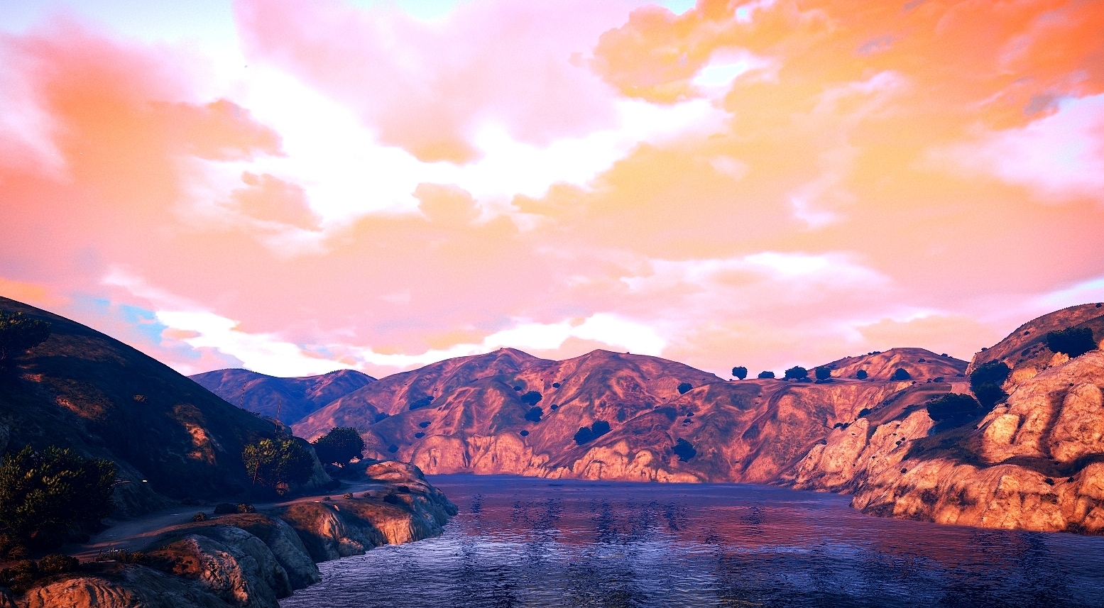 Beautiful screenshots of landscapes from GTA V - My, Games, Gta 5, Los Santos, Longpost, Screenshot