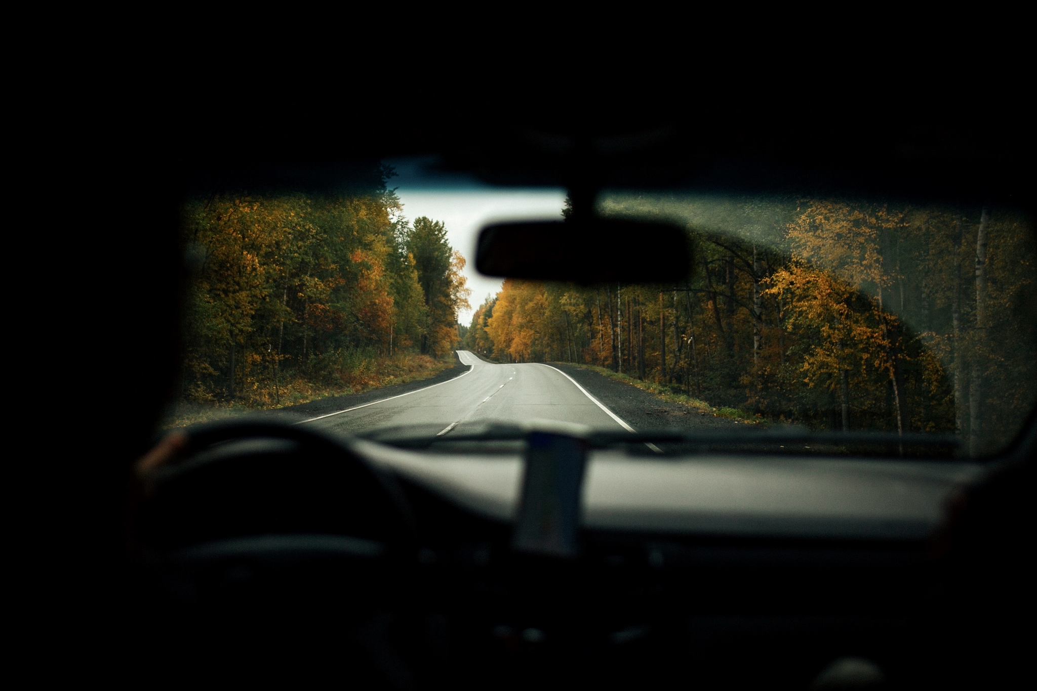 Autumn in Karelia - My, Autumn, Карелия, Road, The photo