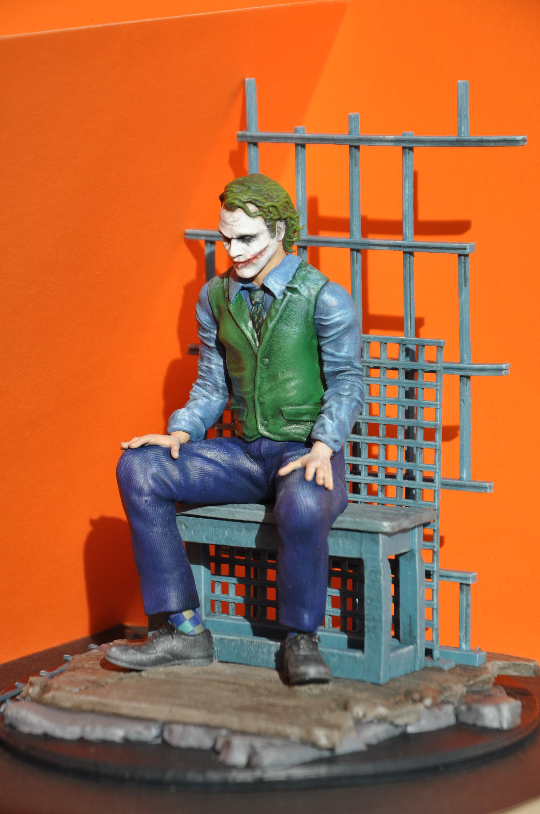 Heath Ledger's Joker - My, Joker, 3D печать, Miniature, Painting, Longpost