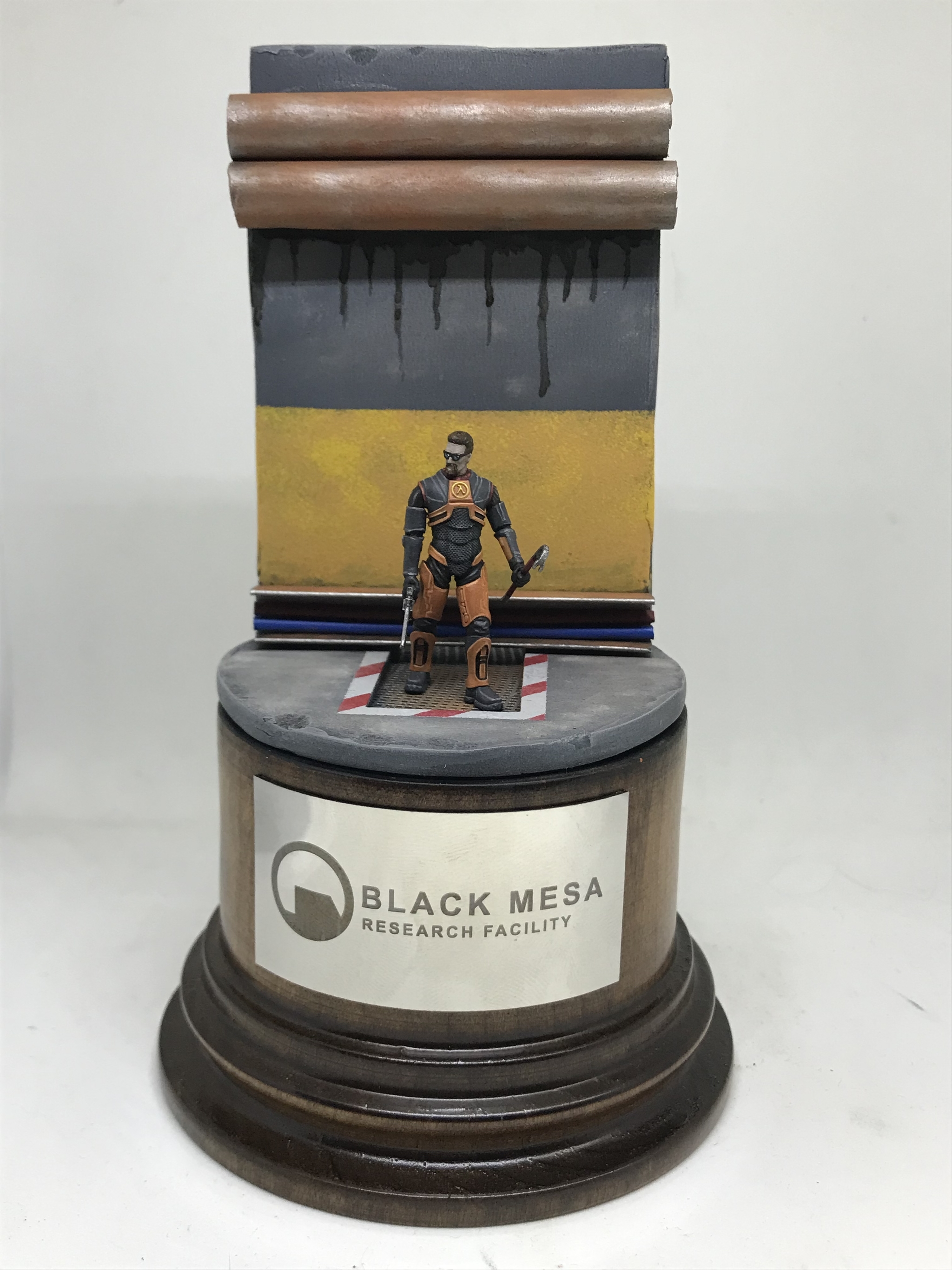 Amateur painting of miniatures. - My, Miniature, Painting miniatures, Half-life, Half-life 2, Black mesa, Modeling, Computer games, Shooter, , Vignette, Gordon Freeman, Longpost