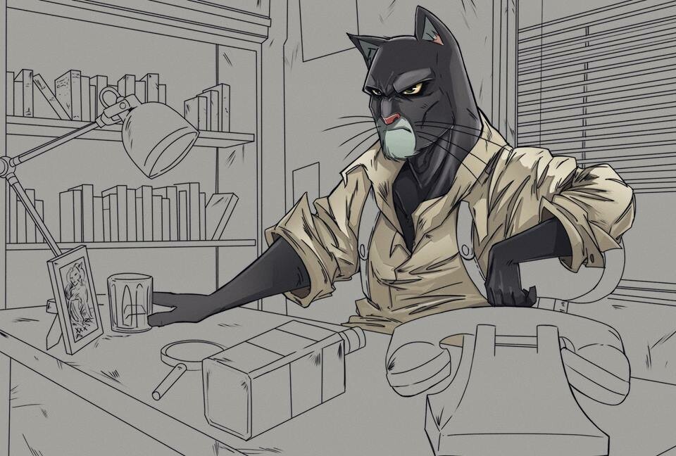 Detective John Blacksad - Blacksad, Art, Detective, Drawing