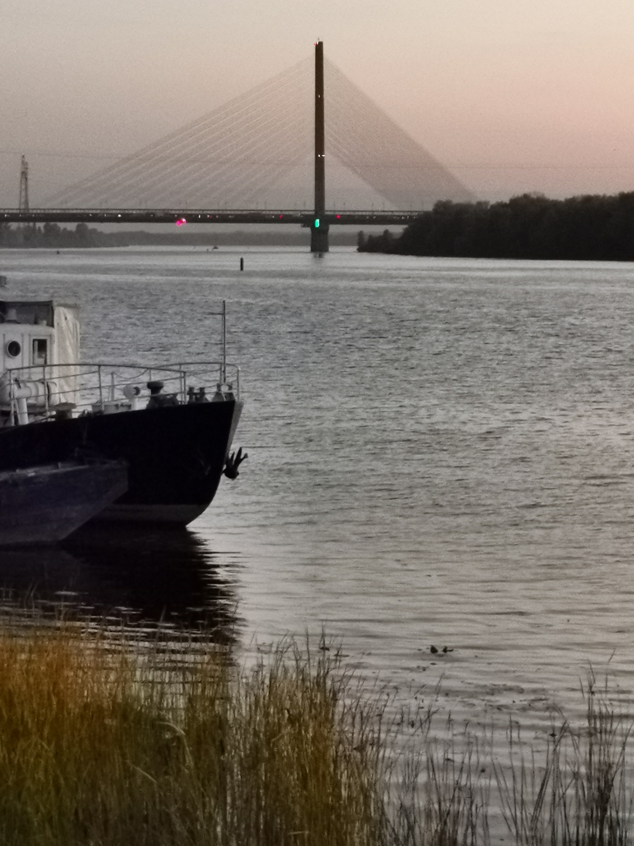 Dnieper after sunset - Kiev, Dnieper, Longpost, The photo