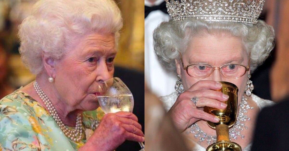 in vain - Queen Elizabeth II, Great Britain, Alcohol, Irony