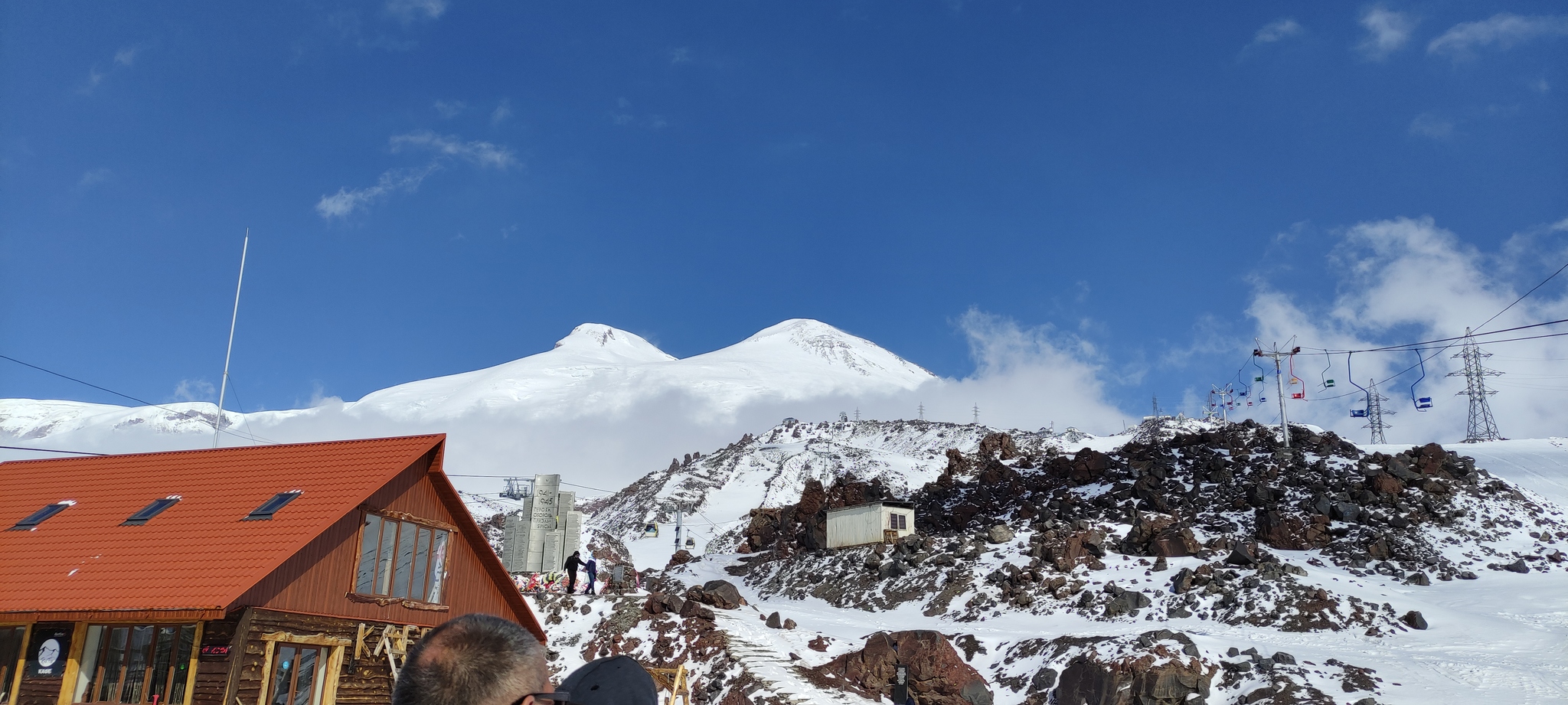 Elbrus in October - My, Mobile photography, The mountains, Elbrus