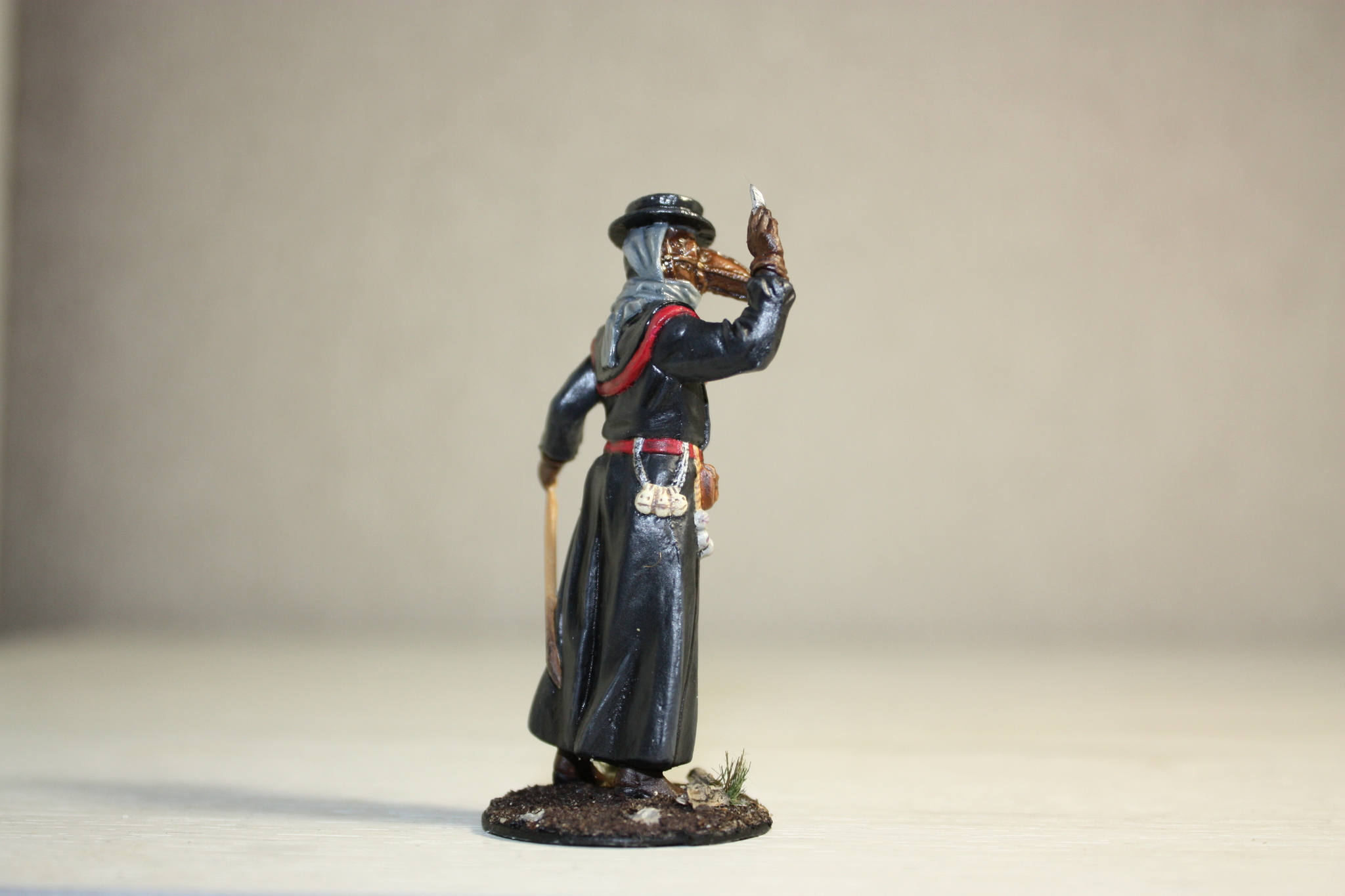 Another Plague Doctor in 32 scale - My, warrior, Hobby, Miniature, Plague Doctor, Longpost