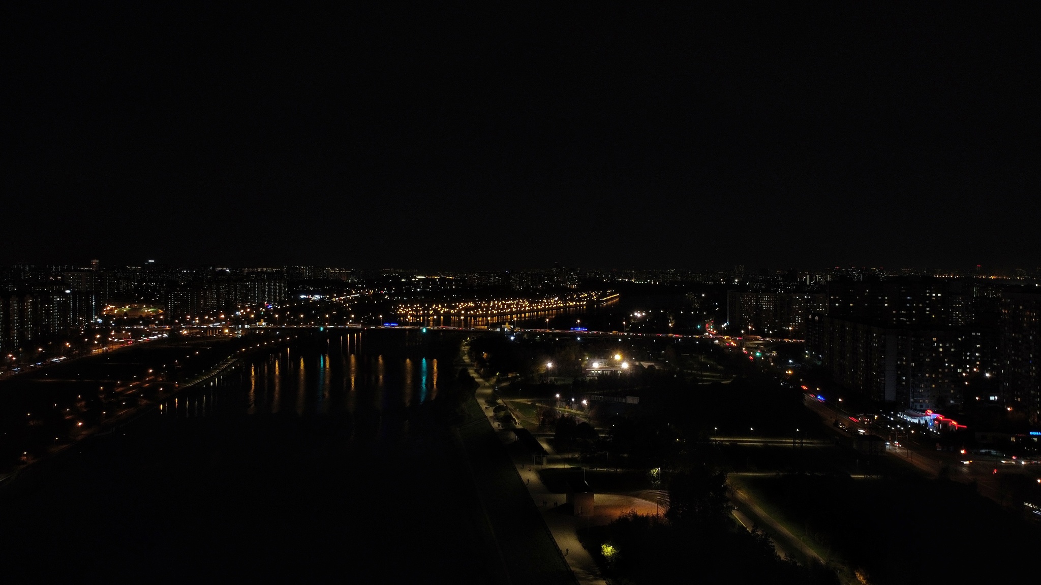 Night City Part 2 - My, Moscow, Town, Quadcopter, Longpost