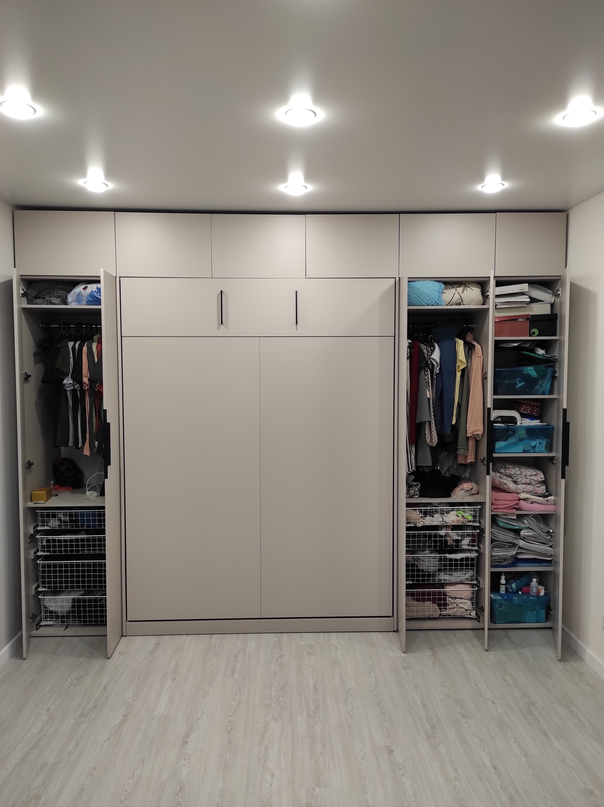 Wardrobe bed or as you want everything and everyone in one room - My, Building, Repair, Furniture assembly, Longpost