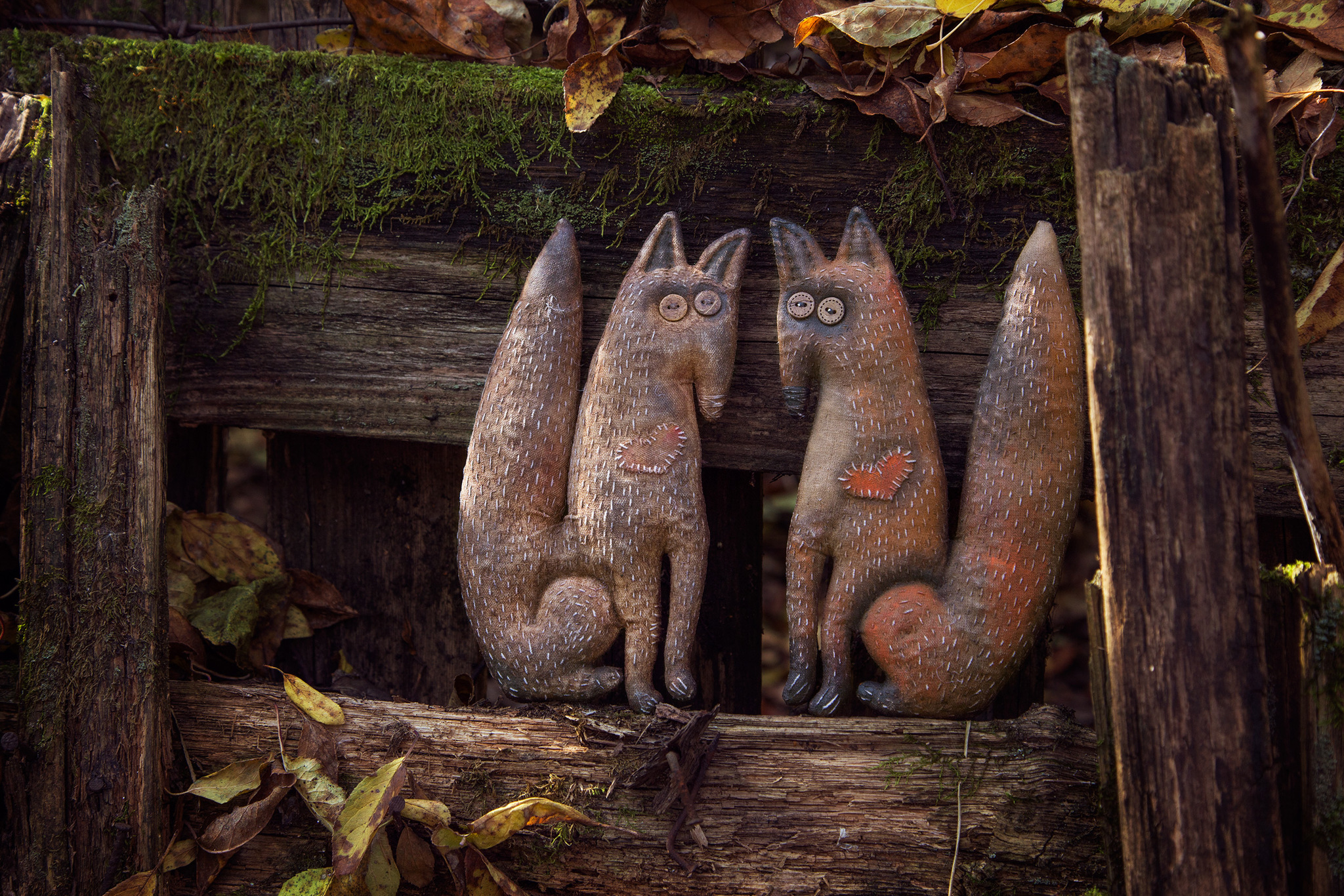 Foxes are different - My, Fox, Primitive toy, , Primitive, Author's toy, Decor, Art, Interior toy, , Interior doll, Longpost