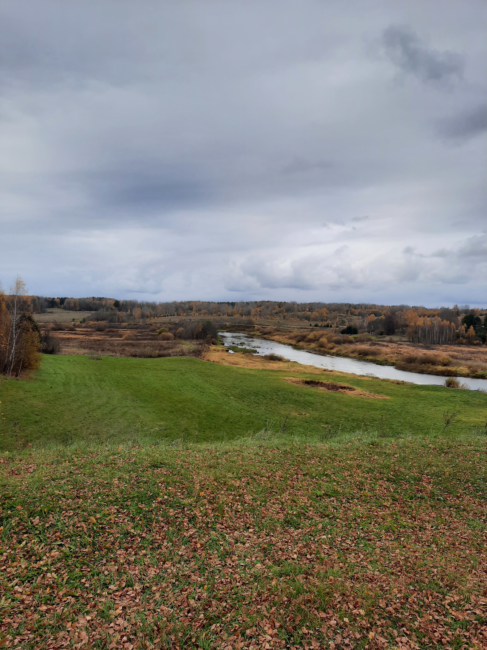 Pushkin suffered in exile - My, Mikhailovskoye, beauty, Autumn, Lake, River, Longpost, The photo