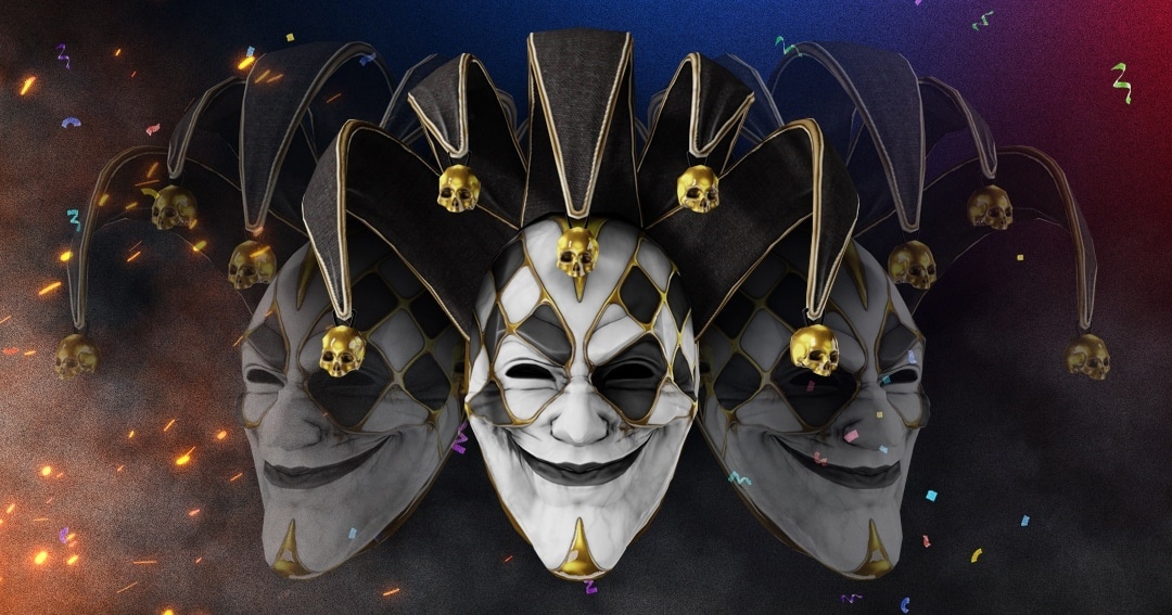 PAYDAY 2: 10th Anniversary Jester Mask - Steam, Computer games, Freebie, Payday 2