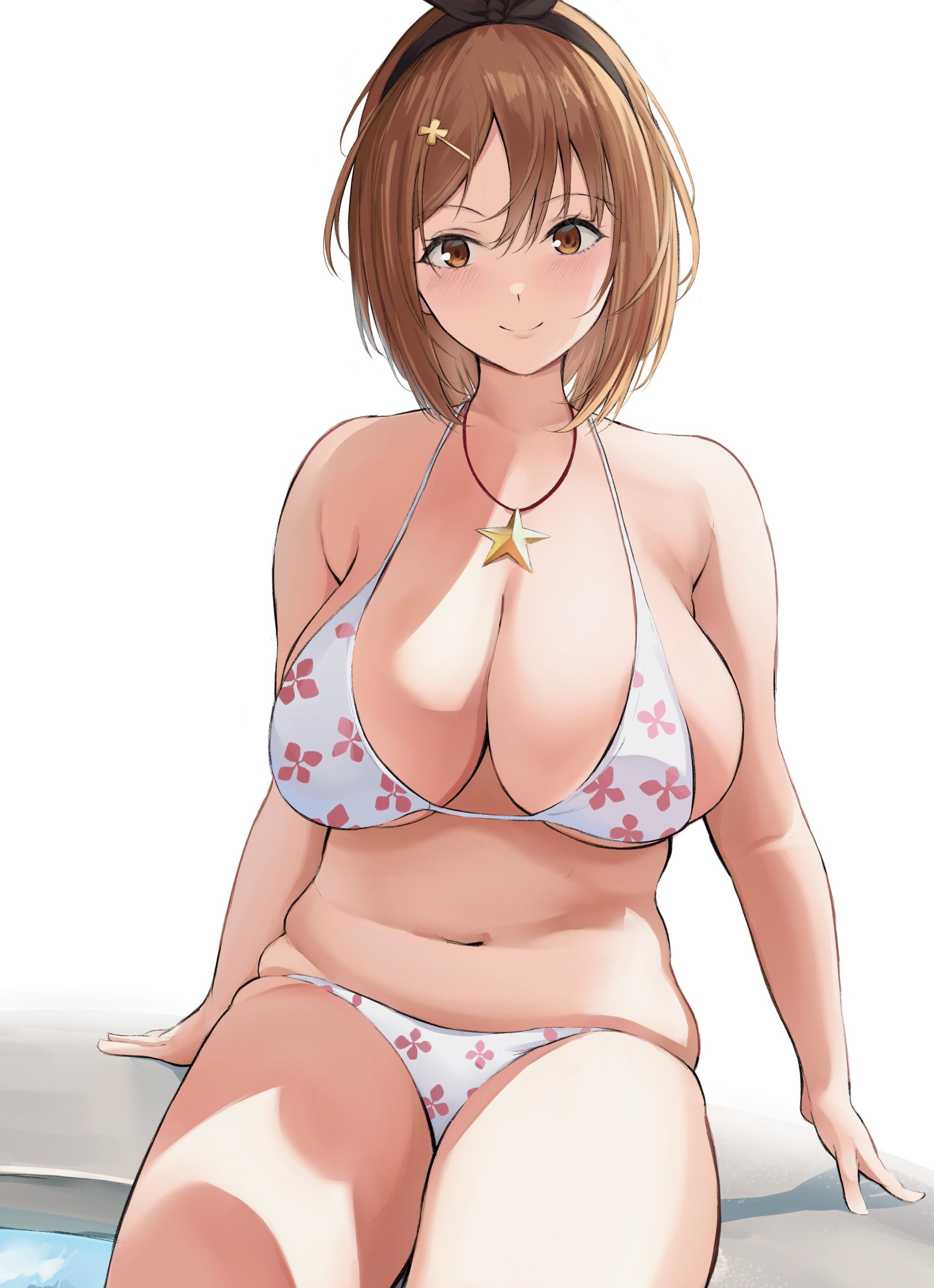 Anime plus-size - NSFW, Girls, Anime, Anime art, Fullness, Erotic, Hand-drawn erotica, Underwear, Boobs, Longpost