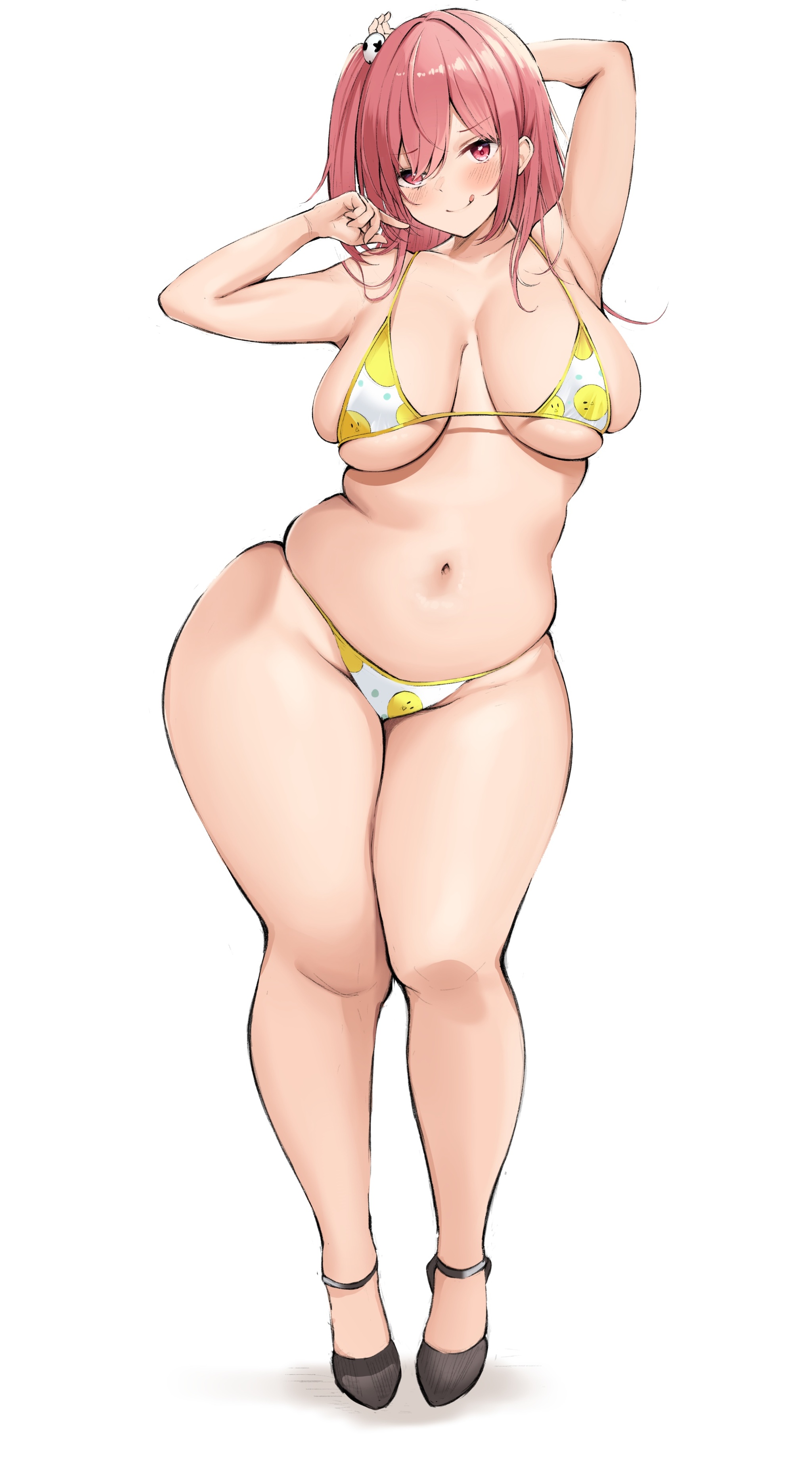 Anime plus-size - NSFW, Girls, Anime, Anime art, Fullness, Erotic, Hand-drawn erotica, Underwear, Boobs, Longpost