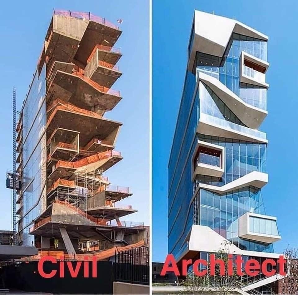 Engineer vs Architect - Images, Architecture, Design engineer