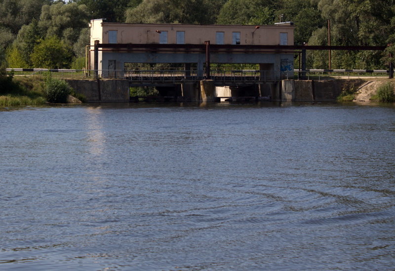 Sarov. Dam on the river Satis - Sarov, Closed city, River, Dam