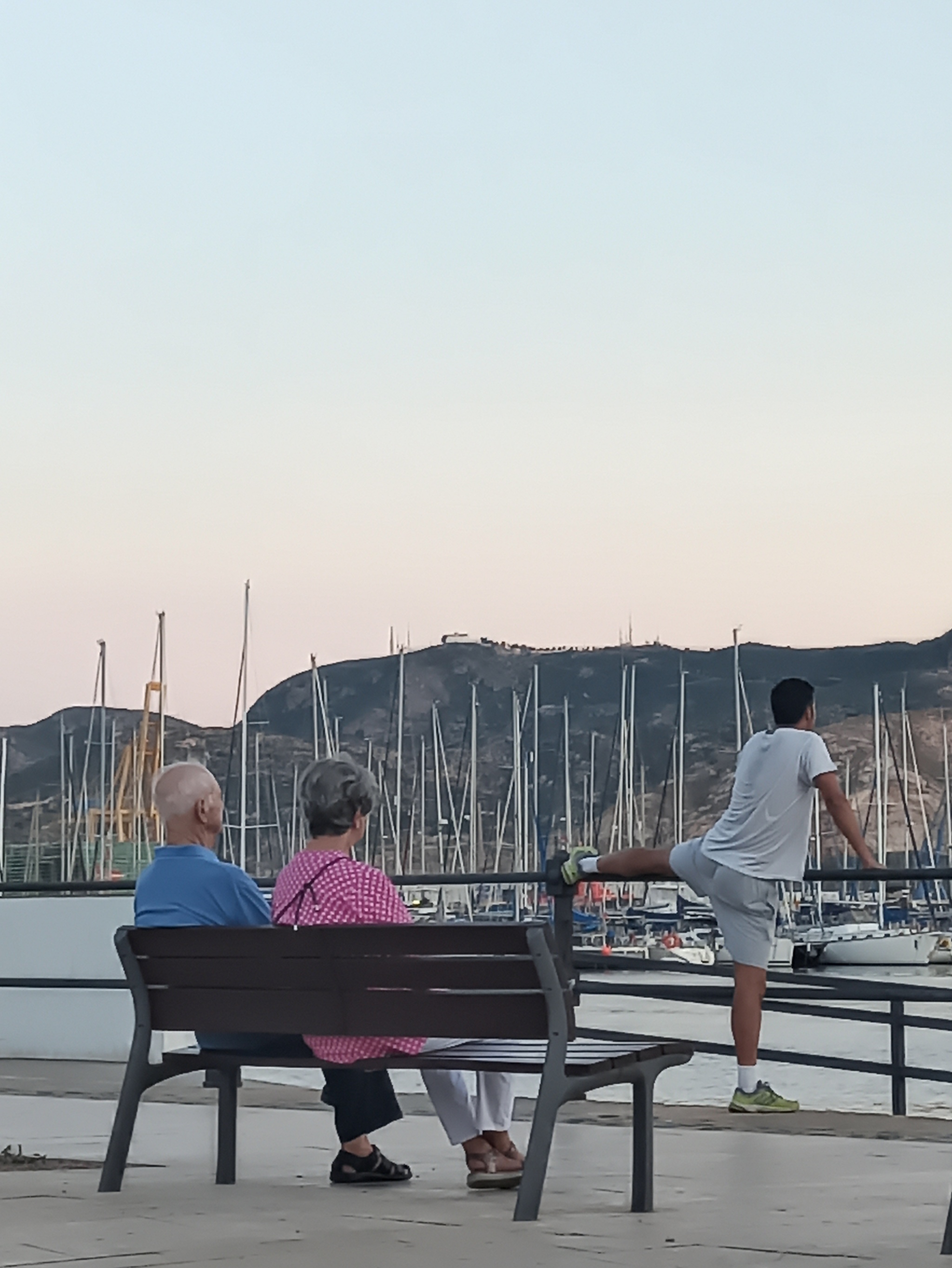 Emotions - My, Mobile photography, People, Sport, Athletes, Spain, Cartagena, Longpost