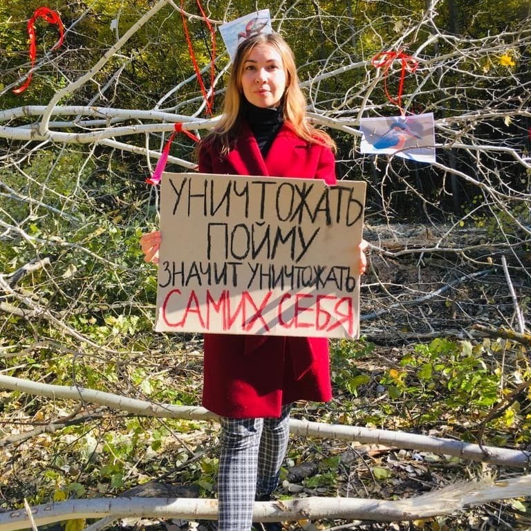 Защитники дубравы в Волго-Ахтубинской пойме вышли с пикетом к зданию правительства - Экоград, Природа, Охрана природы, Экология, Политика, Длиннопост, Видео