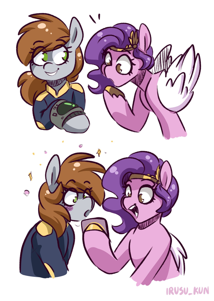 Хватстаются - My Little Pony, Pipp Petals, Littlepip, Irusu