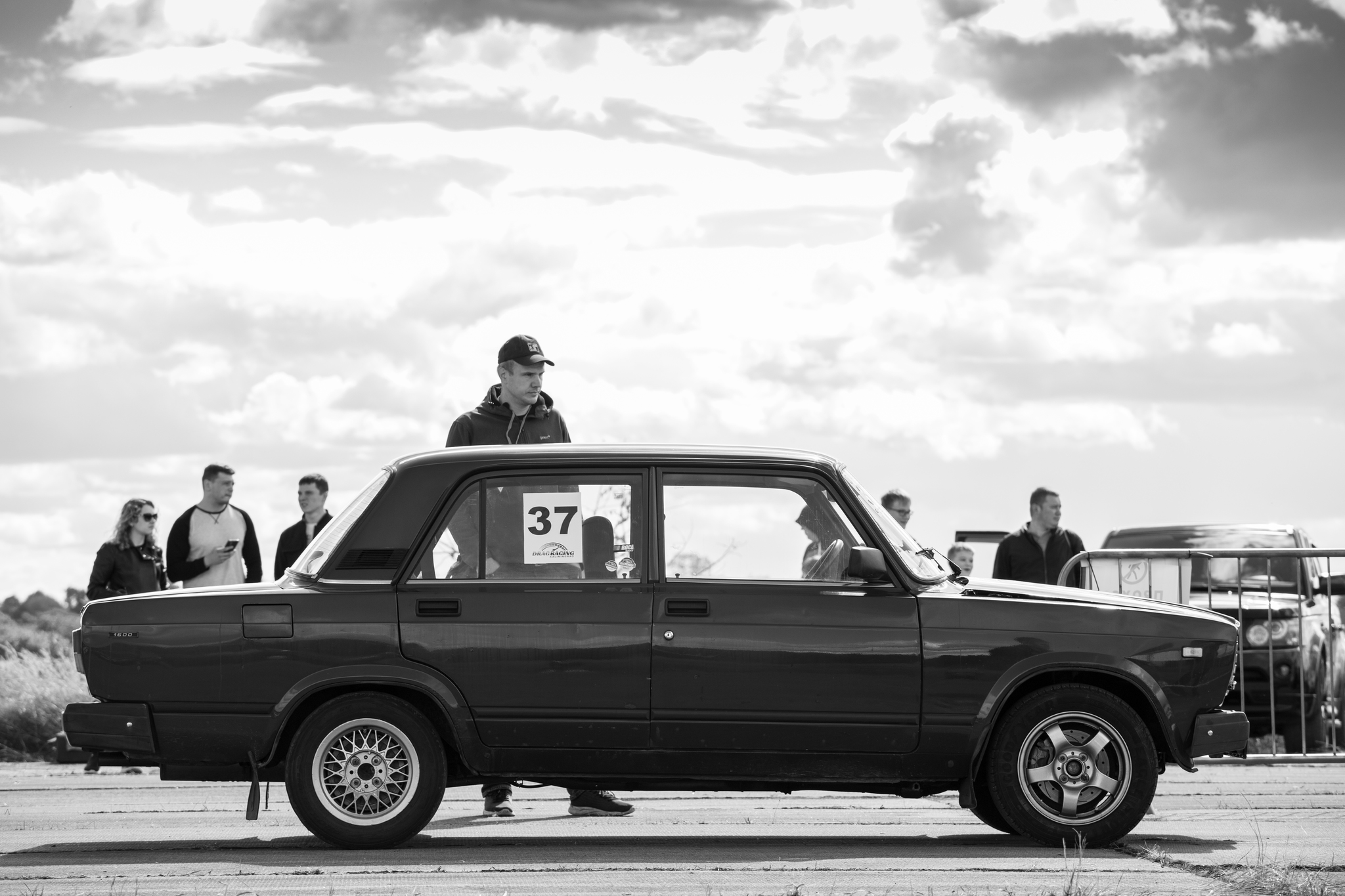 DRAG RACING Championship of the Kaliningrad Region 2021 - My, Black and white photo, Автоспорт, Kaliningrad, Auto, Bmw, Mercedes, Subaru, Zhiguli, , Volkswagen, Honda, Audi, Canon, Race, Longpost