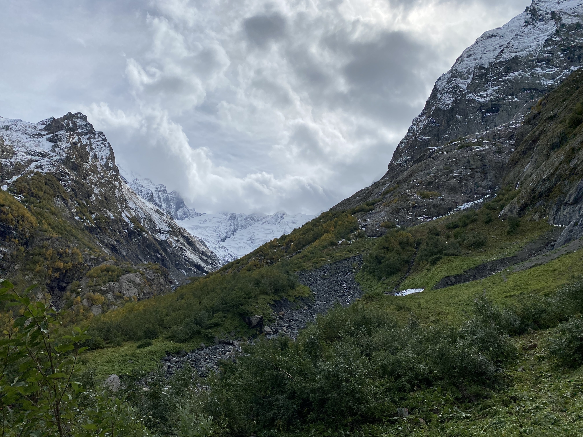 Dombay, Amanauz gorge, Sufrudzha waterfalls - My, Caucasus, Dombay, Amanauz, Waterfall, Nature, beauty, Travels, Longpost