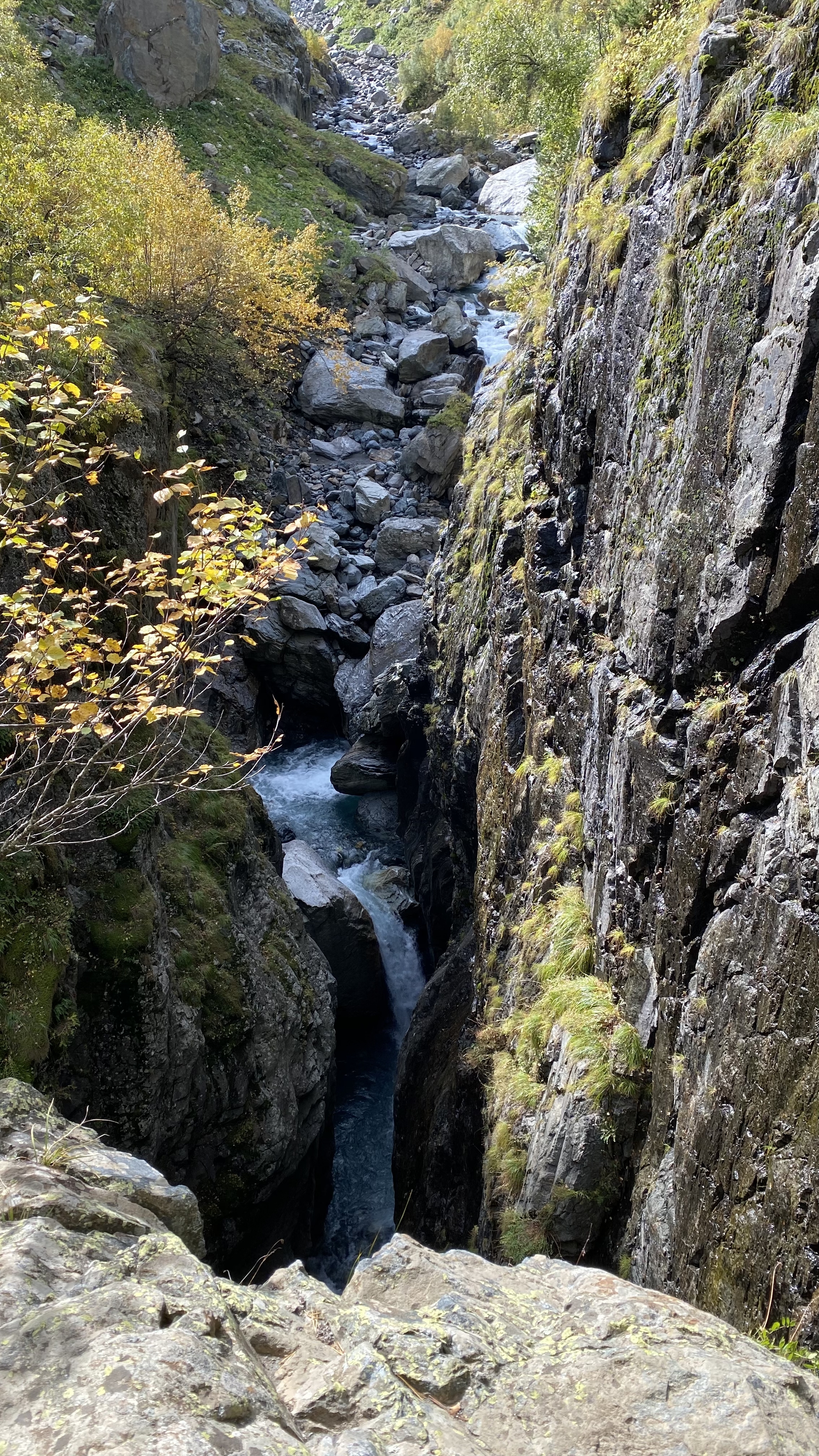 Dombay, Amanauz gorge, Sufrudzha waterfalls - My, Caucasus, Dombay, Amanauz, Waterfall, Nature, beauty, Travels, Longpost