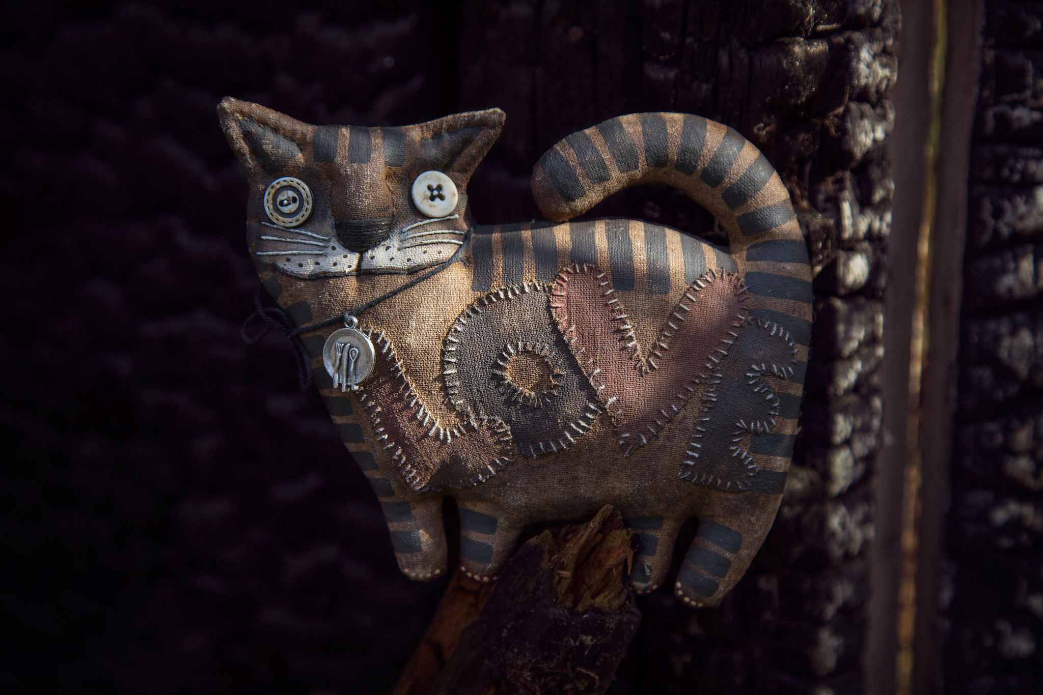 The story of the restless cat - My, cat, Fat cats, Primitive toy, Needlework without process, Longpost