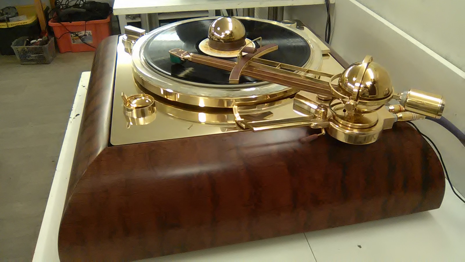 turntable - My, Vinyl, Vintage, Vinyl player, Homemade, Longpost