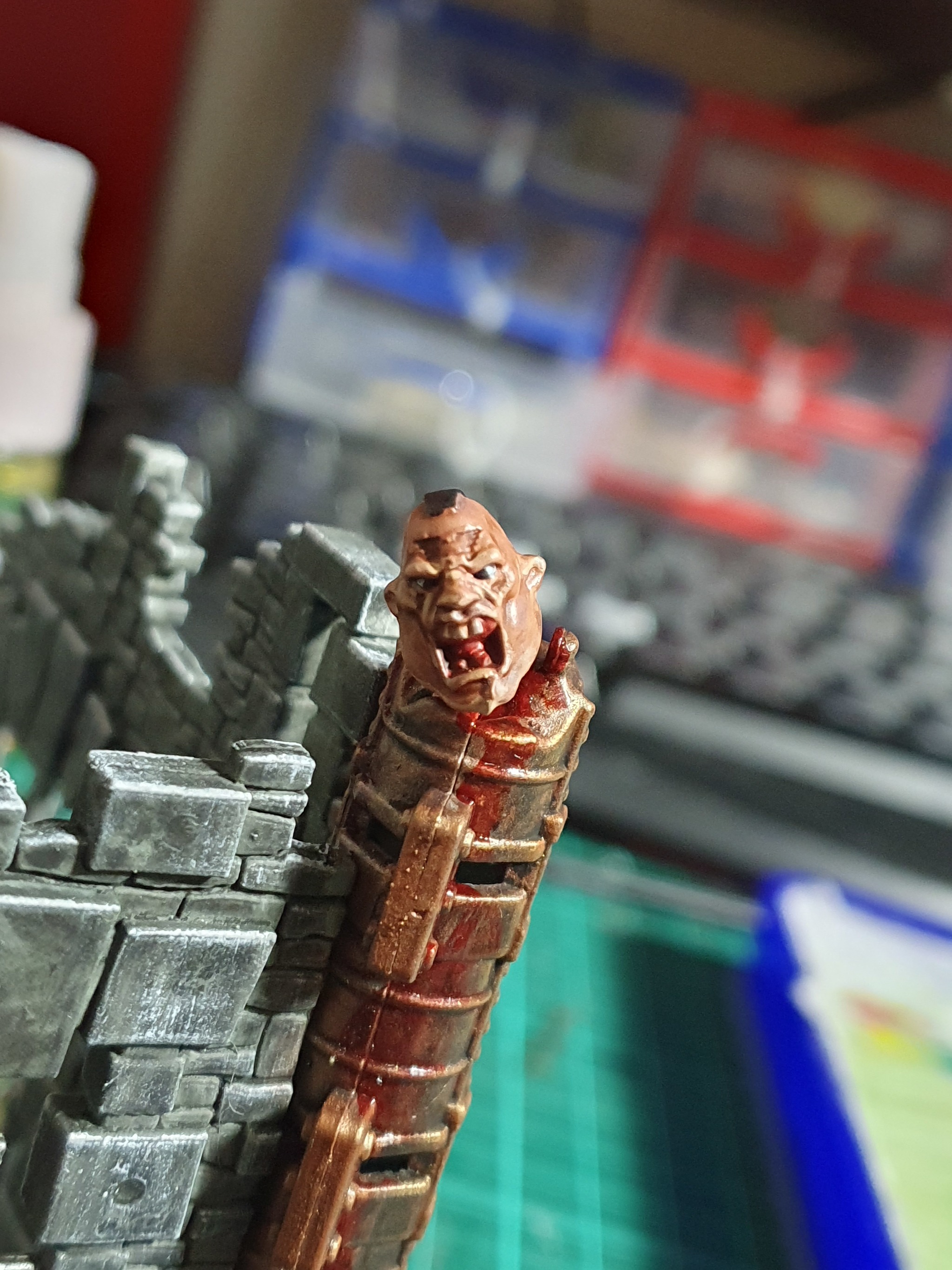 Terrain from the technologist has the right to life! - My, Painting miniatures, Hobby, Warhammer 40k, Terrane, Primaris space marines, Imperium, Astra Militarum, Longpost