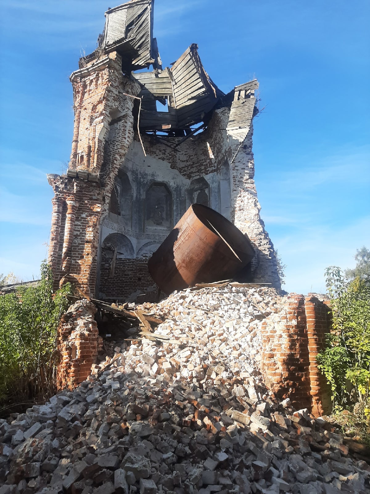 Monument of cultural heritage. under protection - My, Story, Religion, The culture, Ryazan Oblast, Temple, Church, Video, Longpost