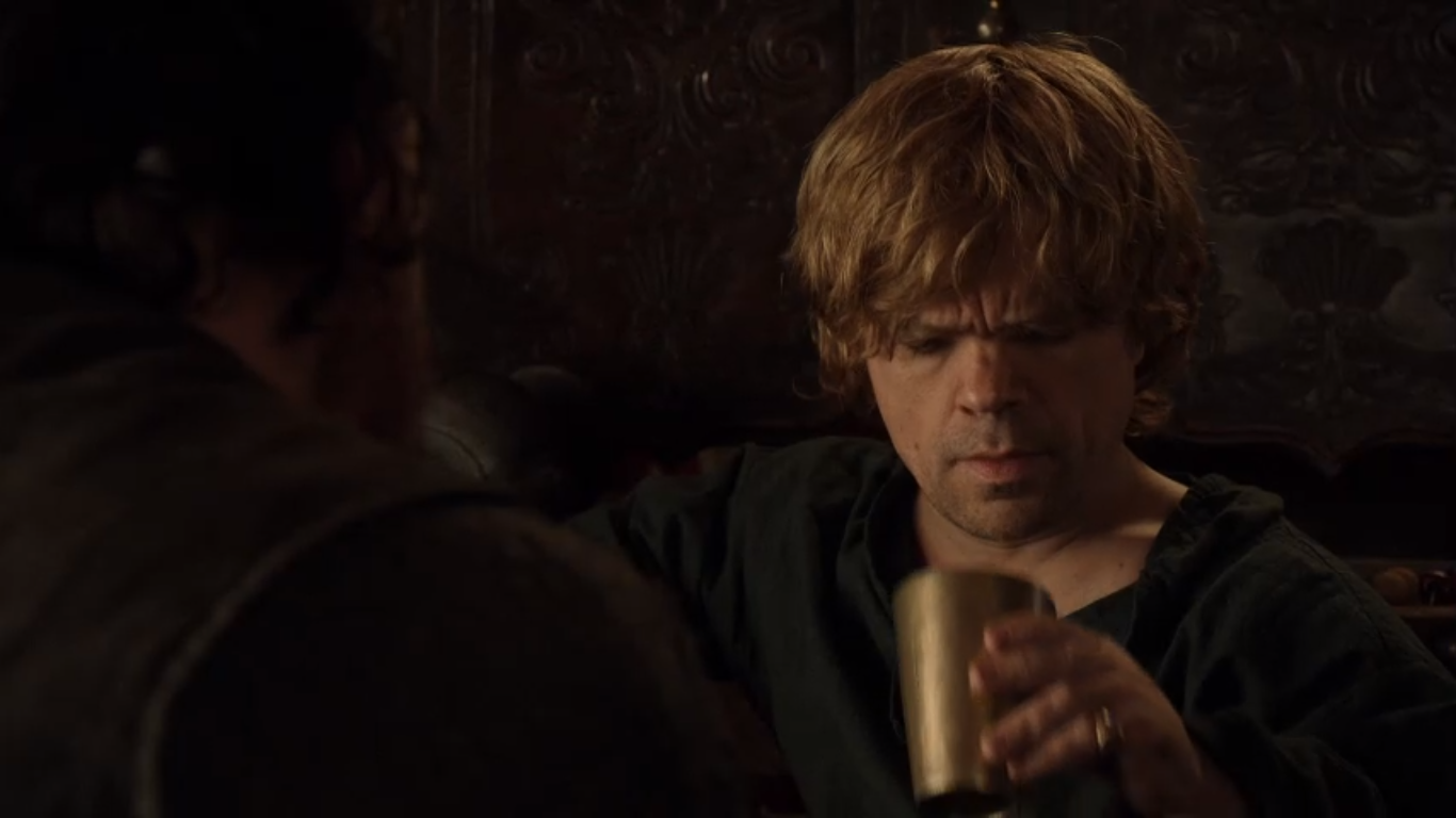 A chicken is not a bird, a woman is not a person - Game of Thrones, Game of Thrones Season 1, Tyrion Lannister, Bronn, Serials, Foreign serials, Screenshot