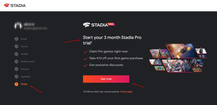 Free Stadia Pro for 3 months (requires VPN and card) - Freebie, Google stadia, Subscription, Is free, Games, Computer games, Services, Promo code, , Free Subscription, Longpost