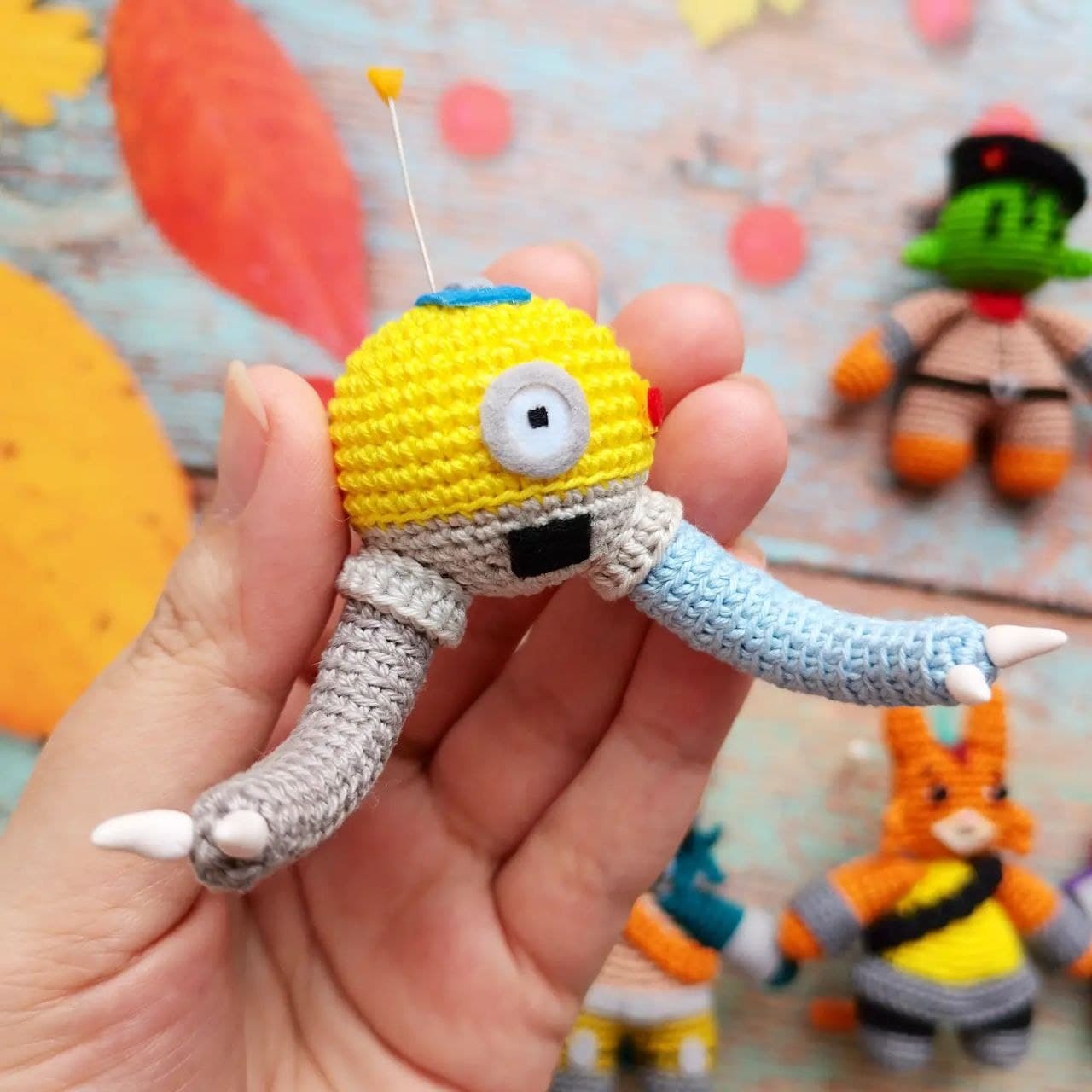 extreme space - My, Amigurumi, Crochet, Knitted toys, Final Space, Needlework without process, Longpost