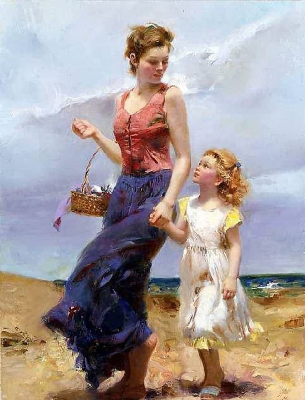 Художник Пино Даени (Pino Daeni).