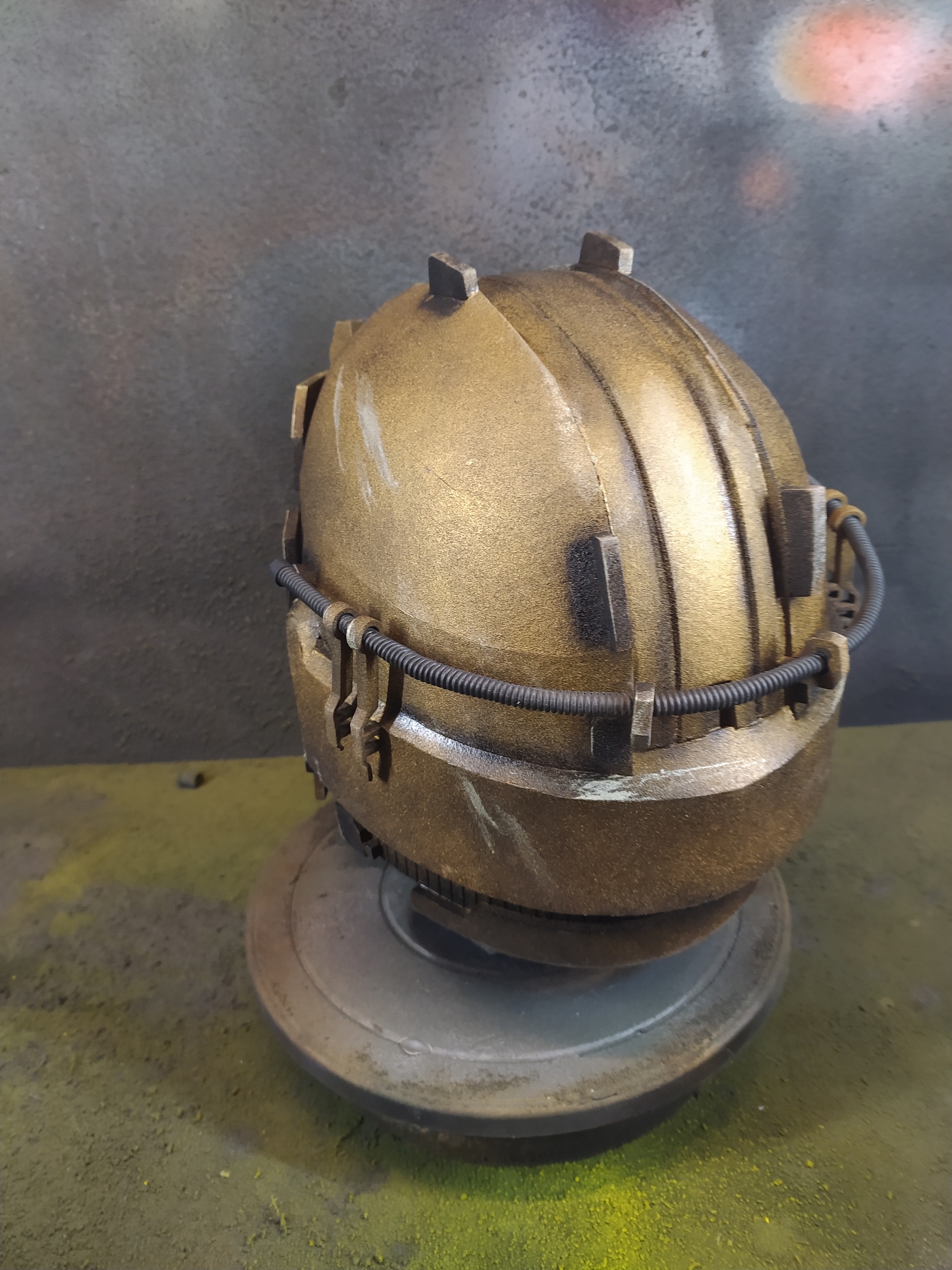 Isaac Clarke helmet from Dead Space - My, With your own hands, Cosplay, Workshop, Laser cutting, Needlework without process, Dead space, Computer games, Longpost